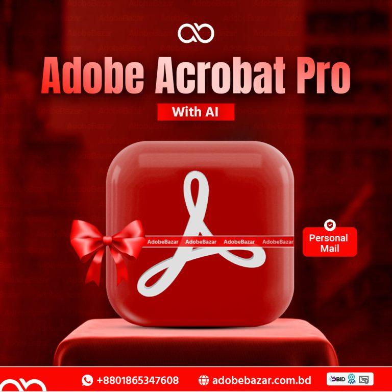 Adobe Acrobat Pro Official Subscription Price in BD