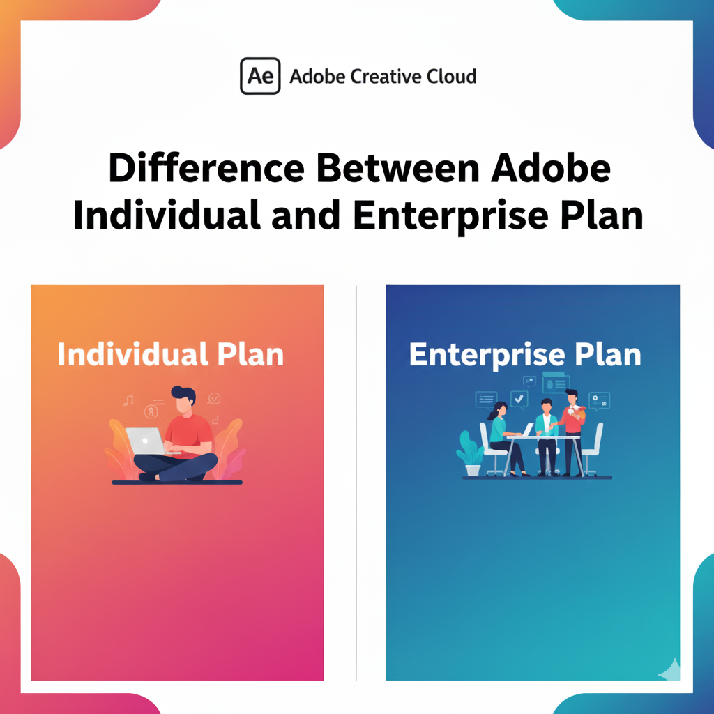 Difference Between Adobe Creative Cloud Individual and Enterprise Plan