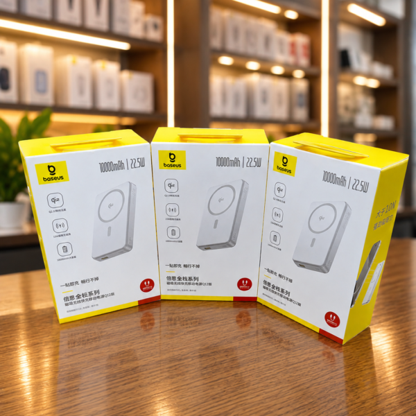 Baseus Airpow II Qi2 22.5W Magnetic Power Bank - 10000mAh Price in BD